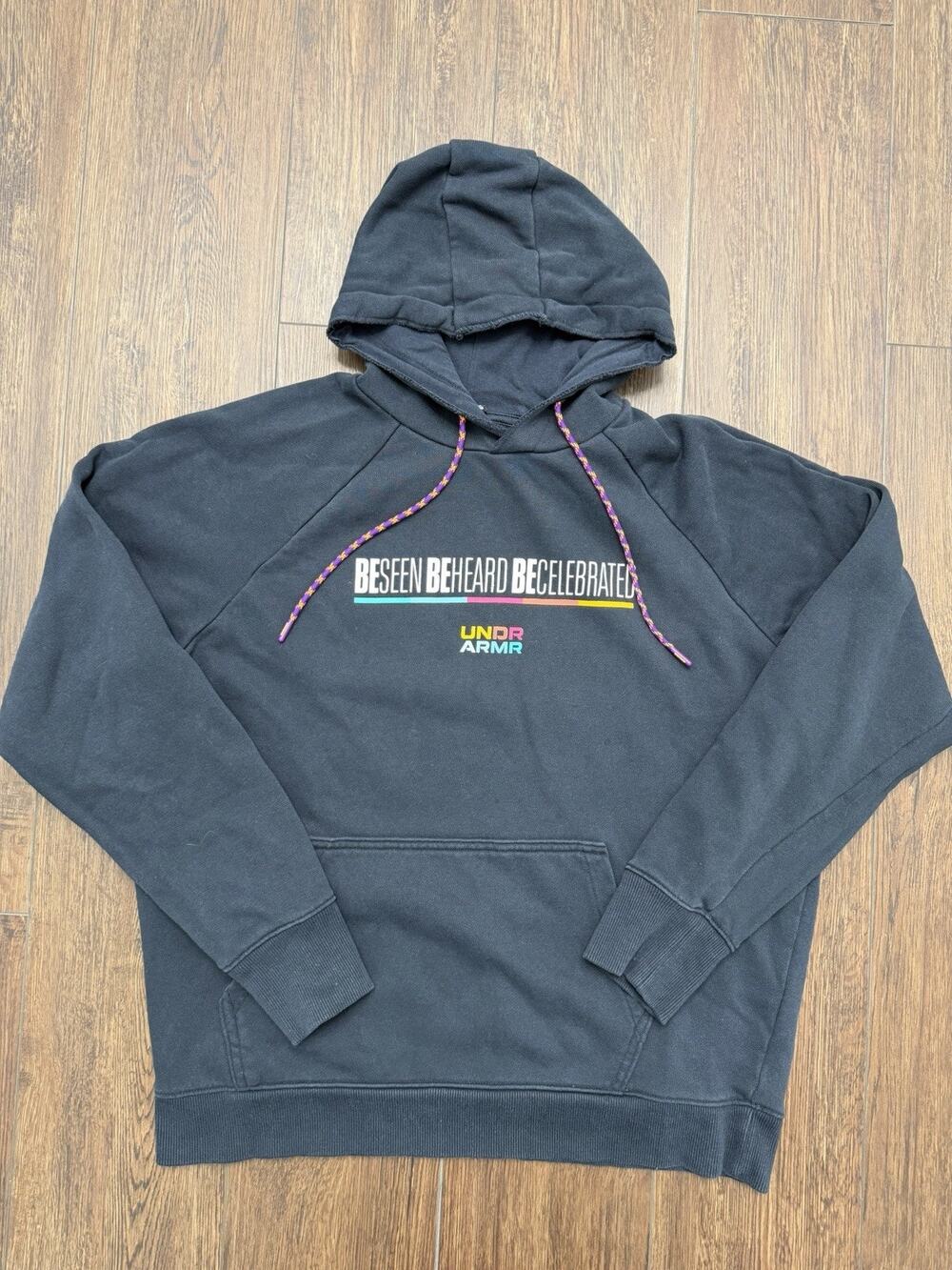 Under Armour Hoodie Womens Large Loose Be Seen Be Heard Black History Month